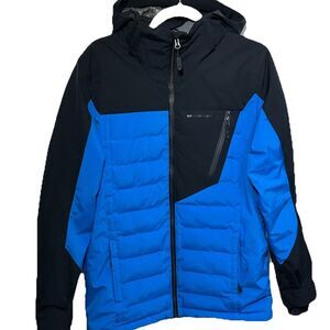Boulder Gear Tron Tech Ski Snowboard Jacket Blue Winter Coat Mens Size Small
